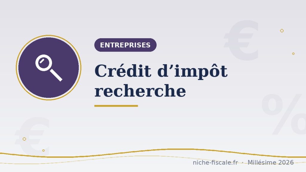 Crédit d’impôt recherche (CIR) : 30 % des dépenses de R&D