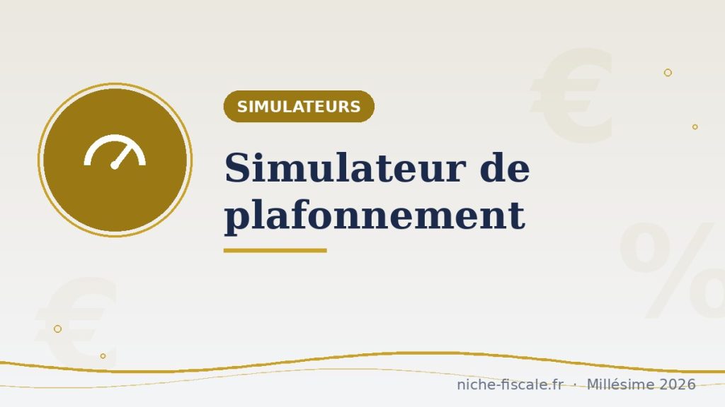 Simulateur : plafonnement global des niches fiscales