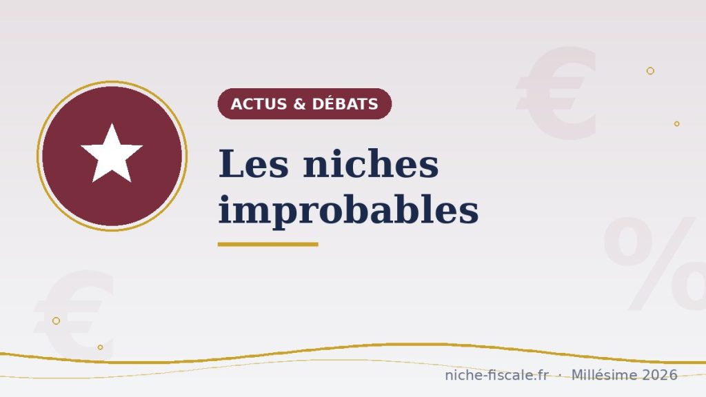 Les niches fiscales les plus improbables (et bien réelles)